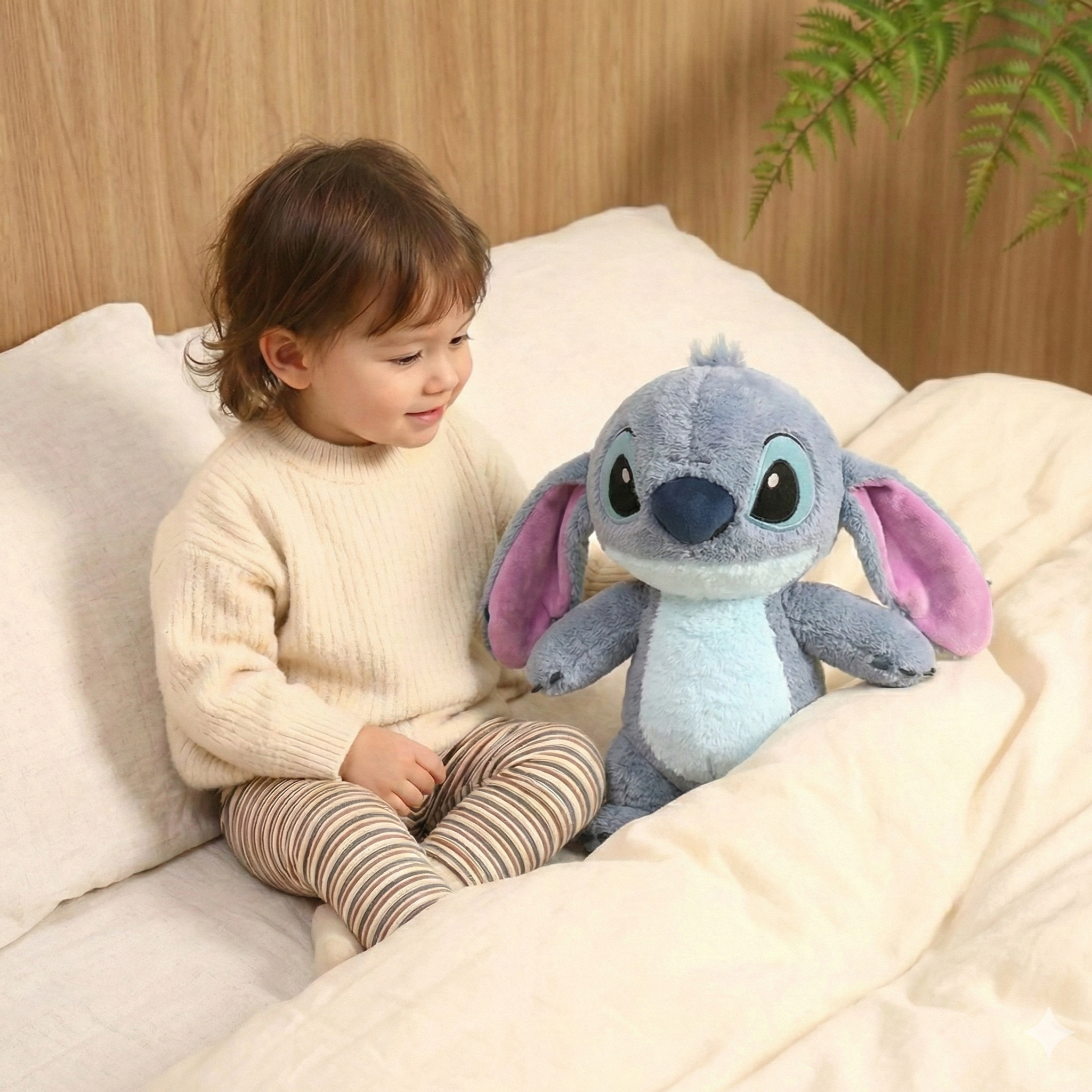 Stitch Teddy with Hot Water Bag – Cozy Comfort Plush