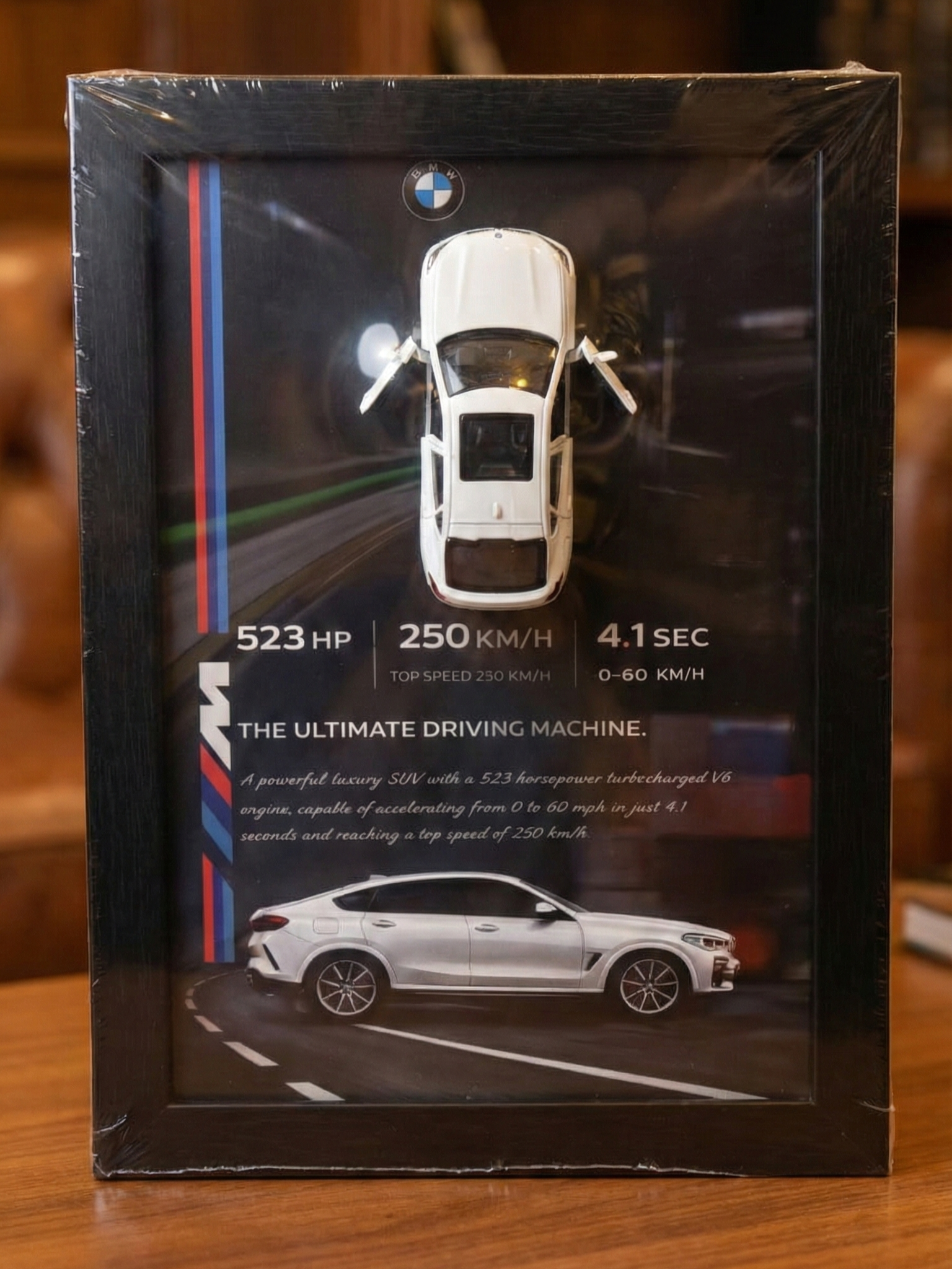 BMW X6 3D Model Frame – A4 Size