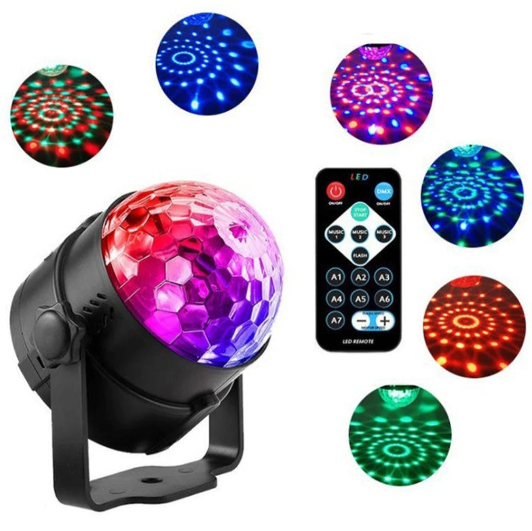 Sound Activated RGB Party DJ Disco Light