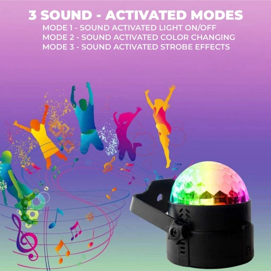 Sound Activated RGB Party DJ Disco Light