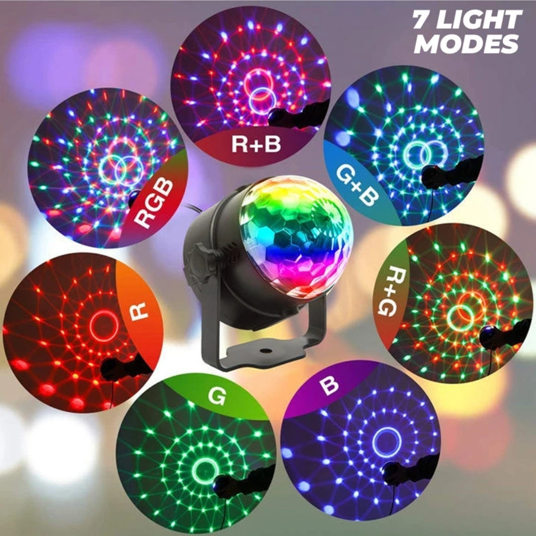 Sound Activated RGB Party DJ Disco Light