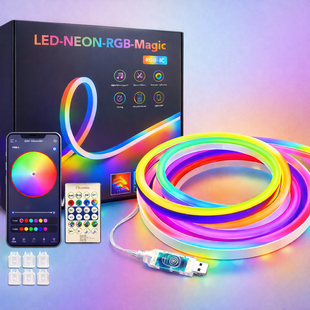 Smart RGB IC Neon LED Strip Light