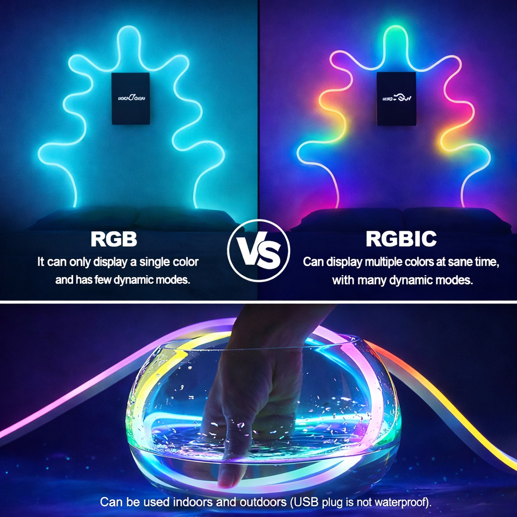 Smart RGB IC Neon LED Strip Light