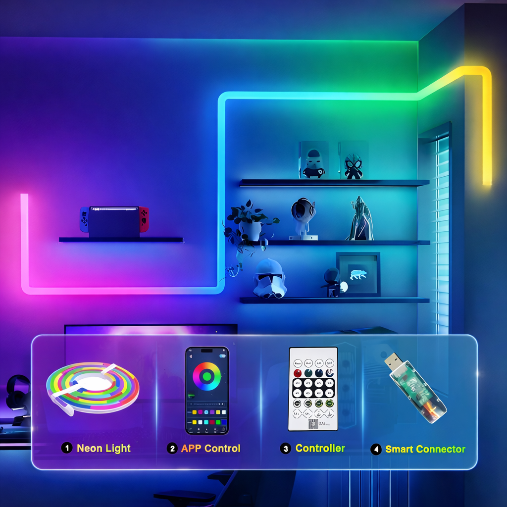 Smart RGB IC Neon LED Strip Light